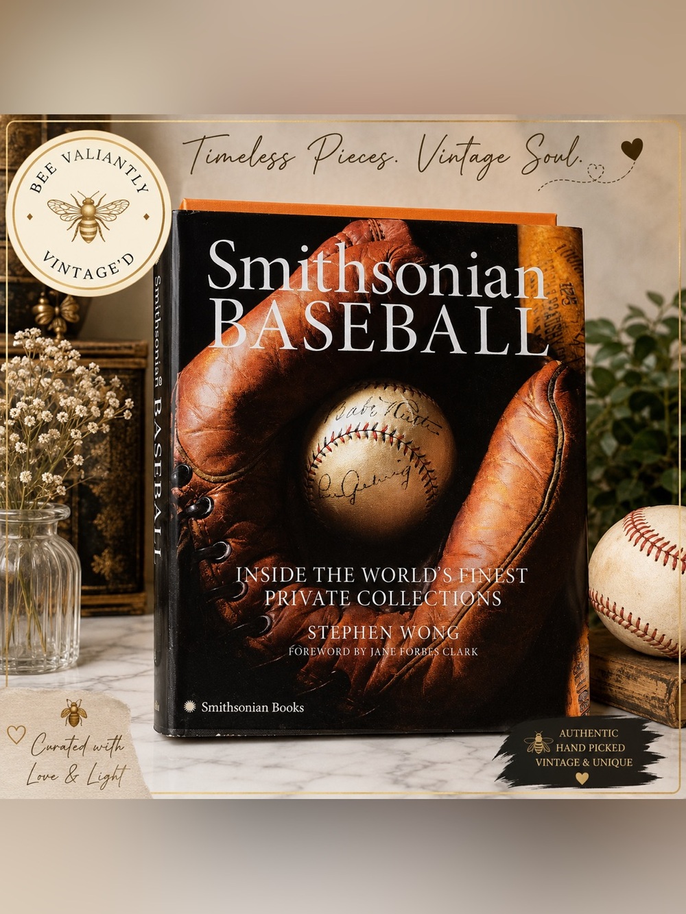 Smithsonian Baseball Hardcover Book Stephen Wong 2005 Collector Coffee Table